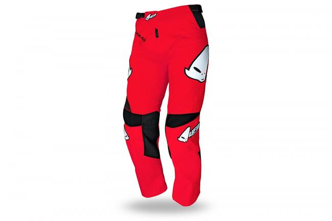 Ufo Pantaloni Da Moto Rosso Bambino